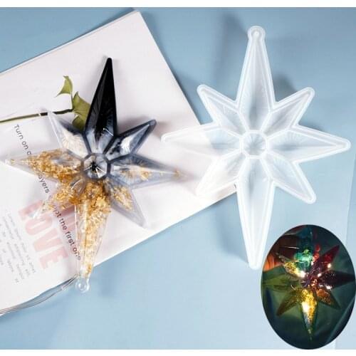 Star Pendant Silicone Mold Pendants Ornaments DIY mold Epoxy Resin UV Resin Jewelry Making DIY Mold