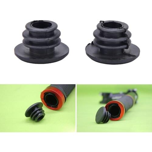 1 Pair Mini Rubber Grip Handlebar Bike MTB Bar End Plugs Stoppers Caps Drop shipping