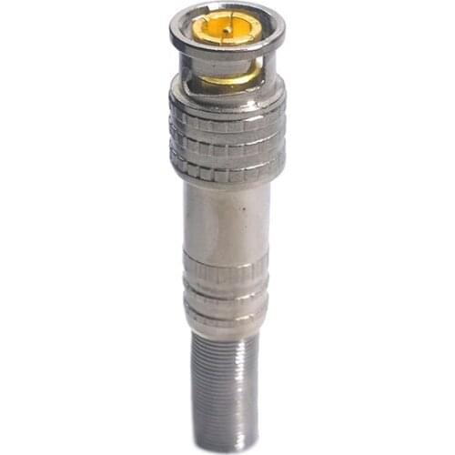 2 pcs/lot BNC-5 Q9 Welding Free Monitoring Connectors Connector Electrical Plug Terminals For Cable Wire SDI