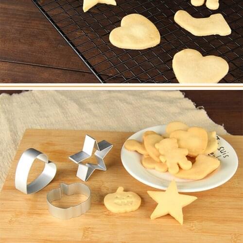 3pcs/set Metal Alloy Cake Mold Christmas Buscuit Tools Sugarcraft Cookie Cutter Kitchen Pastry Baking Tools