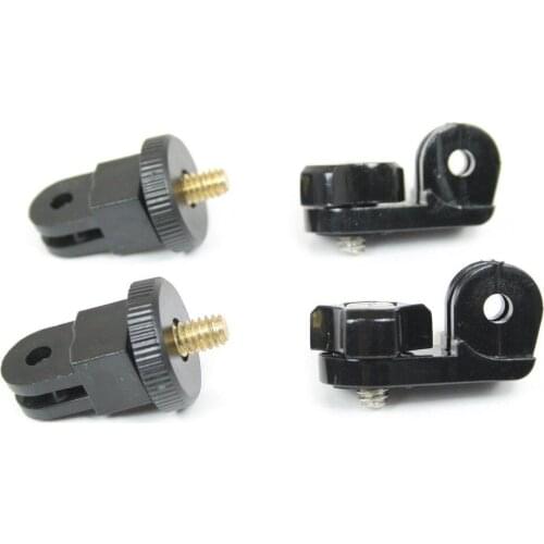 4 pc Screw Adapter Set for Phone Mount, Sony, Canon, or GoPro. 2 Styles of Camera Screw (1/4"- 20), Easily Connect Phone Mount t