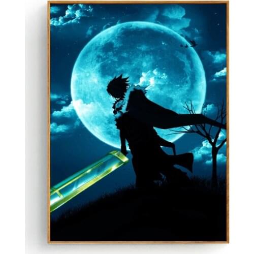 Anime Heroic Art Canvas Painting Art Print Poster Picture Wall Modern Minimalist Bedroom Living Room Decoration