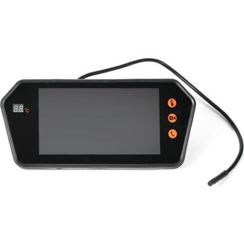 Car Monitor Portable LCD Display Car Windscreen Rear View Mirror Monitor USB/SD/BT Audio output Mirror Parking Assistance