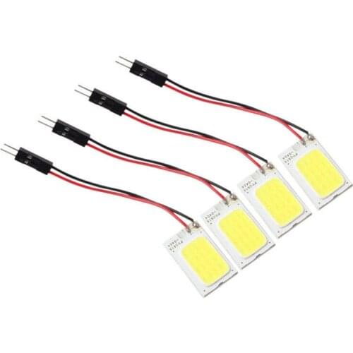 Car Vehicle Interior Light High Power Long Lifespan LED Low Consumption Panel HID Bulb Map Dome Door Light 12V White#269409