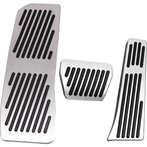 For BMW 5 Series G30 G31 G38 X3 X4 2018-2019 2020 Car styling Aluminum alloy Brake Accelerator Pedal Footrest Pad Cover 3pcs