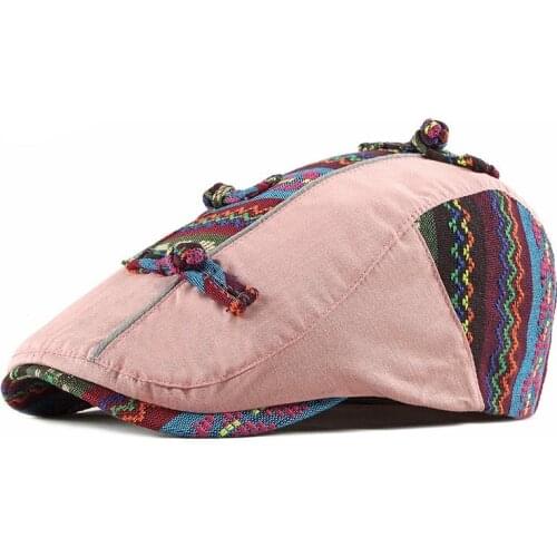 Fibonacci 2020 Cotton Newsboy Caps Casual Ivy Hat Duckbill Visor Cabbie Hats Autumn Gorras Planas Flat Cap For Women Hat