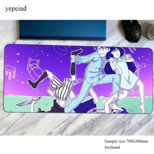 OMORI mouse pad 70x30cm mats wrist rest Computer mouse mat gaming accessories gamers large mousepad keyboard games pc gamer