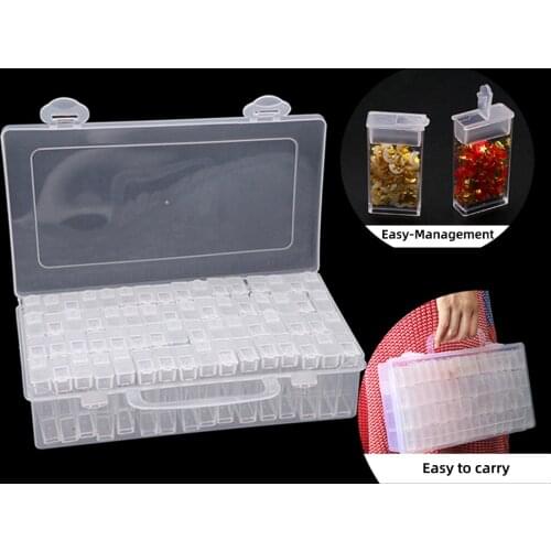Diamond Painting Tools Beads Container Rhinestone Diamond Embroidery Stone Storage Accessory Mosaic Convenience Box