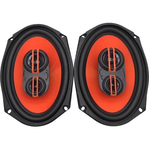 2Pcs 6*9 Inch 12V 450W Car Subwoofer Max Iron Plastic 2-Way 2 Voice Coaxial Audio Car Speakers Car Sound Music Stereo
