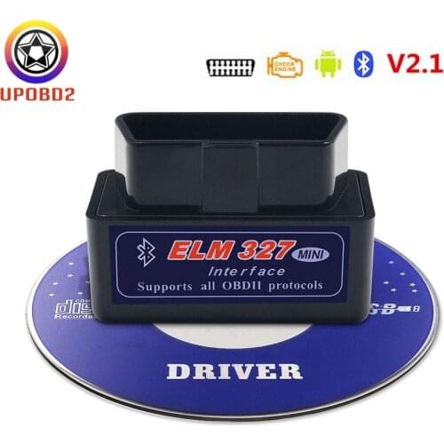 New OBD V2.1 mini ELM327 OBD2 Bluetooth Auto Scanner OBDII 2 Car ELM 327 Tester Diagnostic Tool for Android Windows Symbian