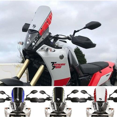 Tenere 700 Front Windshield For YAMAHA TENERE 700 T700 XTZ 700 2019-2021 Motorcycle Windscreen Airflow Wind Deflector