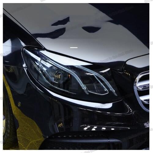 Car headlight anti-scratch protective film for mercedes benz E class w213 2016 2017 2018 2019 2020 2021 accessories sticker