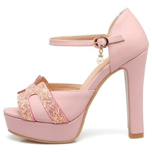 Big SizeSimple high-heeled sandals high heels sandals women shoes woman summer ladies