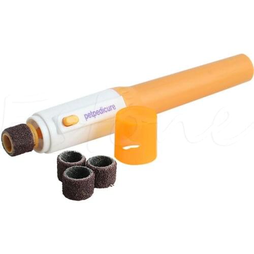 1PC Pedicure Tool Care Automatic Pet Grinder File Electric Pet Dog Puppy Cat Paw Claw Toe Nail Grinder Grooming Trimmer Clipper