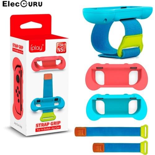 2Pcs Wristband Strap Grip for Nintendo Switch Joy-Con Controller Game Accessories Adjustable Breathable Dance Game Wristband