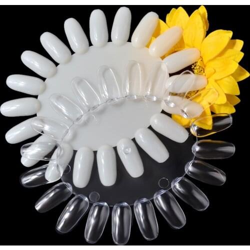 20pc False Nail Art Pro Chart Stick Nails Polish Display Polish Practice Tip Board Tools ongle Faux ongles Affichage vernis