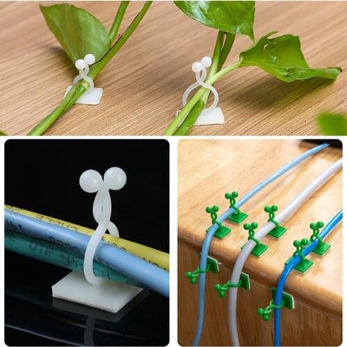 50pcs plant green plant fixation green dill wall climbing artifact green basket vine climbing wall hanging stereotyped home