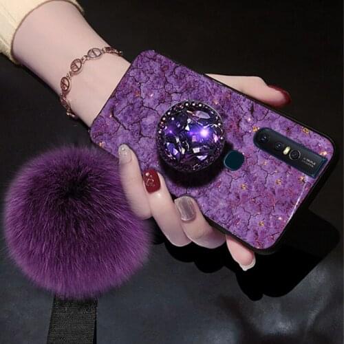 TPU Phone Case For Vivo V3 MAX V5 V7 V9 V11 V11i V15 V17 Pro NEX 3 IQOO Neo Z5 Z5X U1 S1 S5 U3 Gold Foil Glitter Marble Case