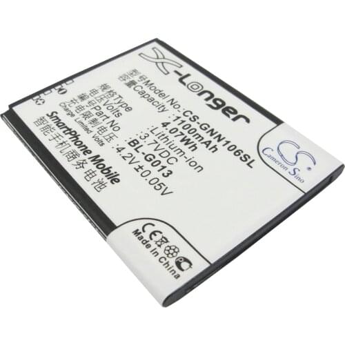 CS 1100mAh / 4.07Wh battery for GIONEE GN106, GN109 BL-G013