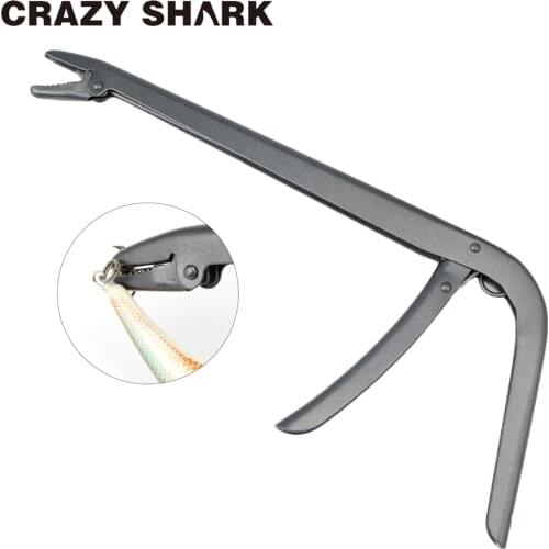 Crazy Shark Stainless Steel Fish Hook Remover Extractor Unhooking Device Fish Clamp Clip Catch Fishing Tool Fish Tackle Control