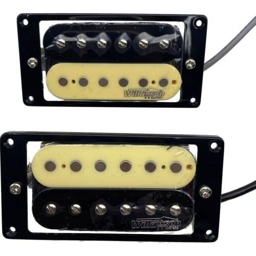 Quality Set of 2 Wilkinson Lic Zebra Humbucker Pickups