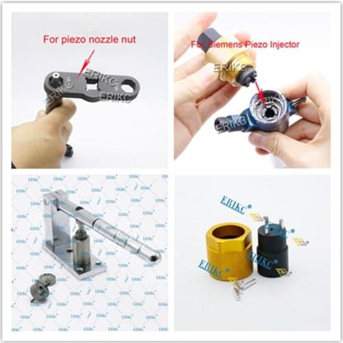 ERIKC Injector Disassembly Dismounting Repair Kit and Installation Injection Tool for Bosch Denso Siemens Piezo Nozzle Injector