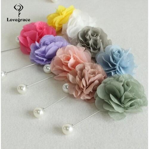 Lovegrace Wedding Corsage Groom Boutonniere Brooch DIY Corsage Wedding Planner Marriage Accessories Prom Party Meeting Supplies