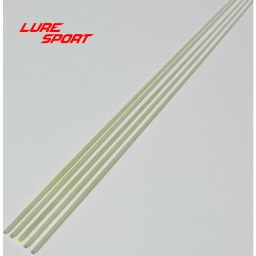 LureSport 2pcs supper fast Soft blank 90/120cm solid fiber glass with epoxy resin tip Rod Building component DIY Accessory