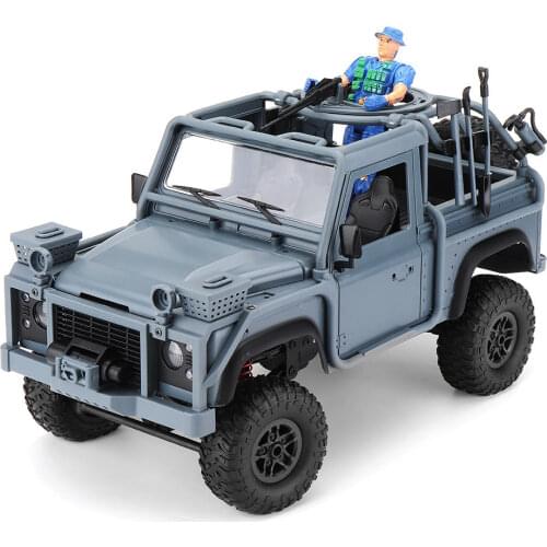 MN Model MN96 1/12 2.4G 4WD Proportional Control Rc Car with LED Light Climbing Off-Road Truck RTR Toys Blue