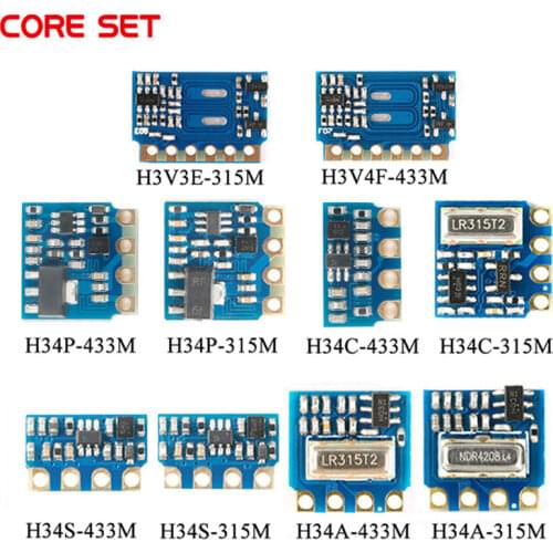5Pcs 315MHz 433MHz RF Transmitter Module Transmission Module Wireless Remote Control Long Distance Transmission H34P H34S H34C