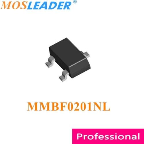 Mosleader SOT23 MMBF0201NL 3000PCS 40mR@4.5V 20V N-Channel MMBF0201 MMBF0201N MMBF0201NLT1G Made in China