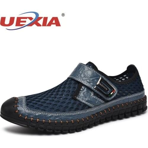 Men Shoes Sneakers Summer Breathable Light Flats Non-slip Male Casual Walking Sport Lazy Zapatillas Outdoor Comfortable Beach
