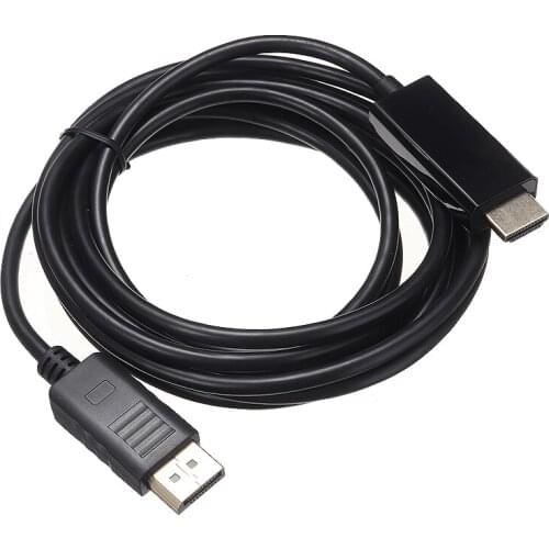 Newest 4K Displayport 1.2 DP Male to Female HDMI-compatible Converter Cable for PC Laptop Monitor HDMI-compatible Adapter 3M