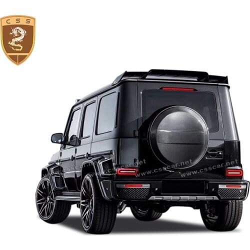 CSSYL New Arrival Carbon Fiber Tail-hood spare tire cover Fit For G Class W464 modification brabuss real carbon fiber tire cover