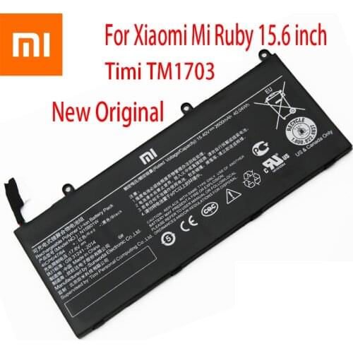 Xiaomi Mi Ruby 15.6 inch Timi TM1703 N15B01W New Original Laptop Notebook Windows 10 Series Laptop Battery