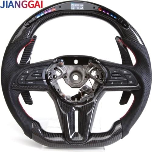 100% Real Carbon Fiber LED Steering Wheel Is Suitable For New GTR 2017 Model