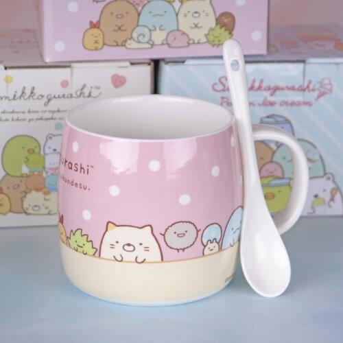 Cute Cartoon Corner Bio Cartoon Cute Ceramic Mug Drinking Milk Coffee Tea Water Cups Home Office Breakfast Cup
