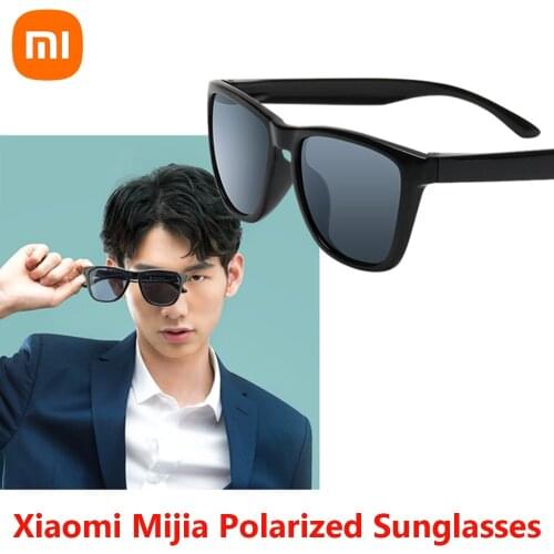 Xiaomi Mijia Classic Square Sunglasses TAC Polarized Lenses Glasses Retro Light Frame Screwless UV Protection Driver Women Men