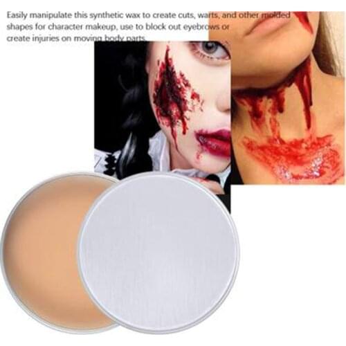 Wound Modeling Scar Makeup Wax Scar Body Paint Festival Stage Special Effect Wax with Spatula MH88