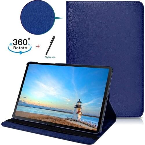 2020 360 Rotating Case for Samsung Galaxy Tab S7 Plus SM-T970/T975/T976Funda Tablet Shell Coque PU Leather Flip Smart Capa Cover