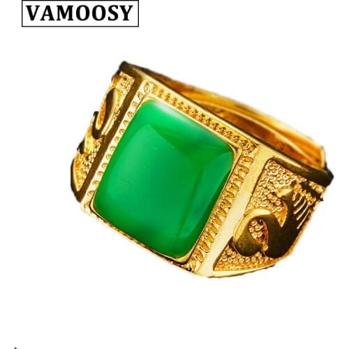 VAMOOSY 2018 Resizable Gold Color Rings Women Wedding Jewelry Adjustable Size Finger Ring India Dubai Gold Color Jewelry