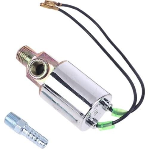 1/4" Car Metal Train Air Horn Electric Solenoid Valve DC 12V T3ED