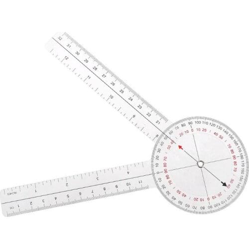 13inch 33cm Goniometer Medical Joint Ruler Calibrated Orthopedics Spinal Finger Angle Ruler Protractor LX0C