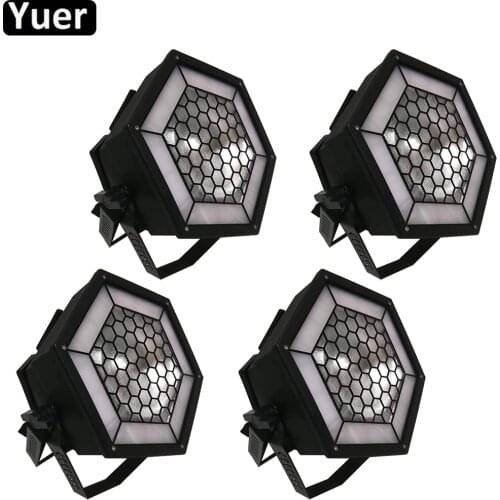 4Pcs/Lot Stage Music Lighting LED RGB 200W Retro Flash Lights Professional DJ Disco Party KTV Backlight Stage Nightclub Light