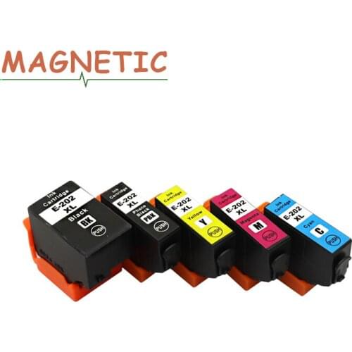 5pc Compatible Ink Cartridge Replacement for EPSON T202 T202XL Compatible with epson XP-6000/XP-6005/XP-6001