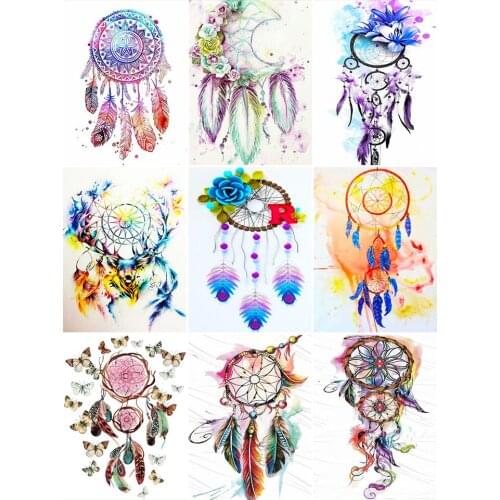 5D DIY Diamond Painting Dreamcatcher Cross Stitch Kit Full Drill Embroidery Mosaic Art Picture of Rhinestones Decor New Arrival