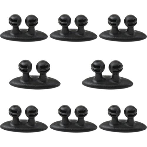 8pcs Car Wire Clip Stickers for Chrysler Sebring Voyager Crossfire PT Cruiser 300C Aspen Pacifica Town Country