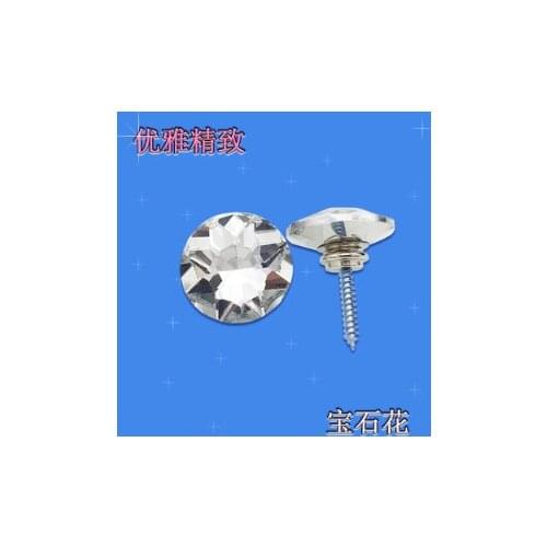 A2 20MM Crystal glass soft bag crystal button sofa bedside KTV background wall drill button decorative button DIY button