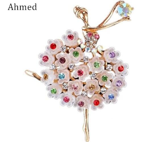 Ahmed Flower Brooches For Clothes