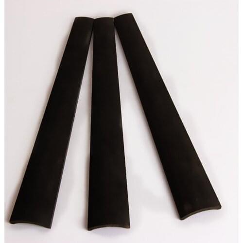 Free Shipping 5pcs Excellent undyed Black violin indonesia ebony fingerboard 4/4 Violin Parts & Accessories